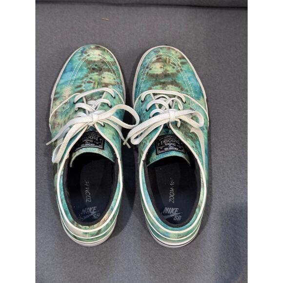 Nike Zoom Stefan Janoski Shoes Men’s Sz 11 PR QS Turbo Green Tie Dye Skater Rare main image 7